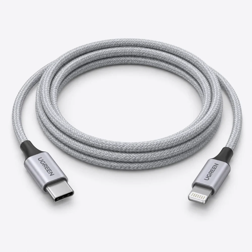 Cáp UGREEN USB-C to Lightning MFi 1m
